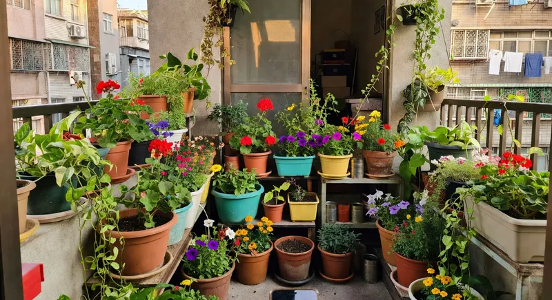 小陽台大改造：用盆栽打造你的空中花園
