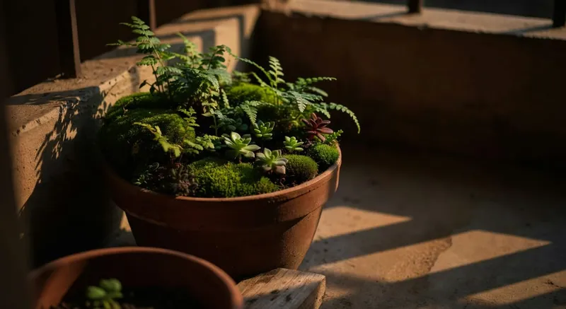 陽台上的迷你樂園