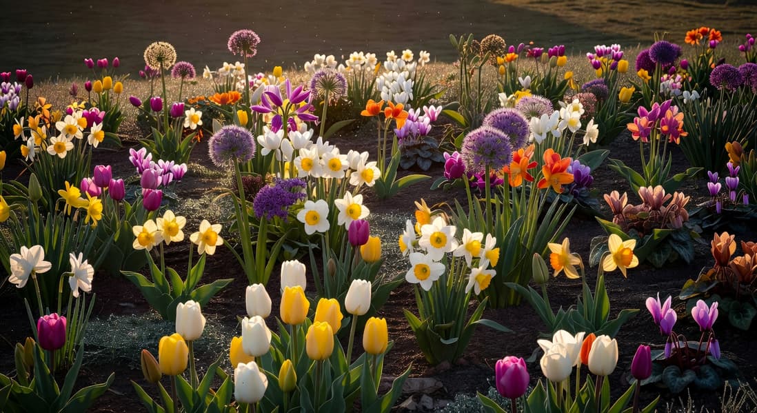 秋冬季球根花卉休眠與四季美學的輪轉展示