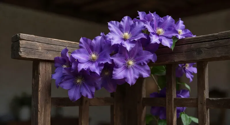 鐵線蓮的華麗攀爬