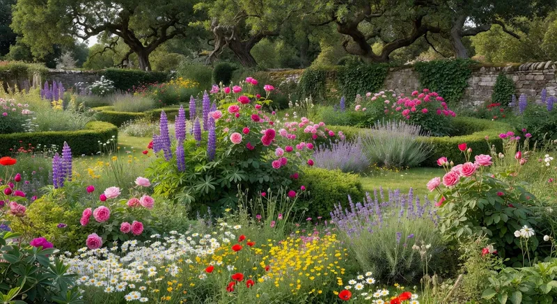 英式鄉村花園的魅力：層次感與野趣的完美平衡