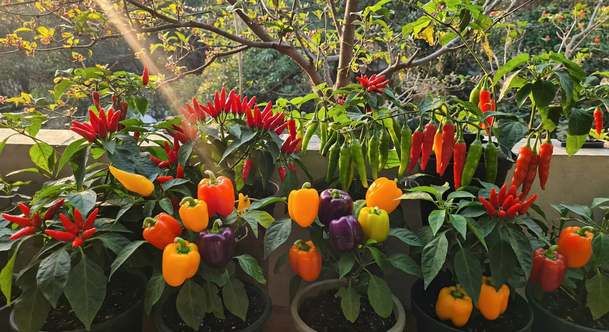 陽台辣椒品種與催辣:從溫和到地獄等級,在台灣陽台全都種得了