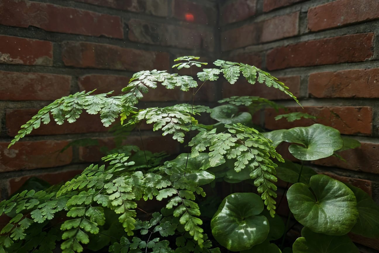 鐵線蕨與腎蕨的溫柔角落