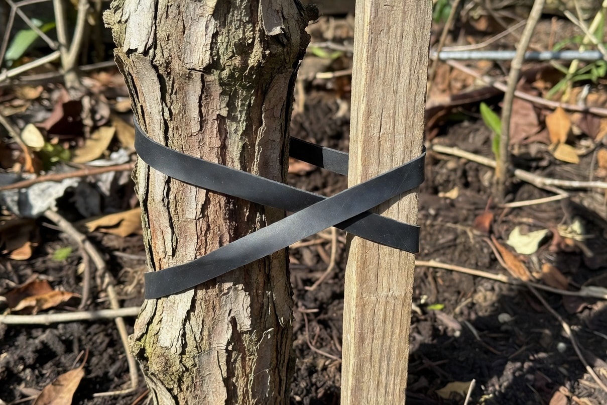 新種的果樹要插支柱嗎？幼樹綁縛完整 4 步驟 - 圖片 2