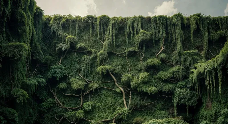 藤蔓植物的綠牆設計：垂直空間的生命詩篇