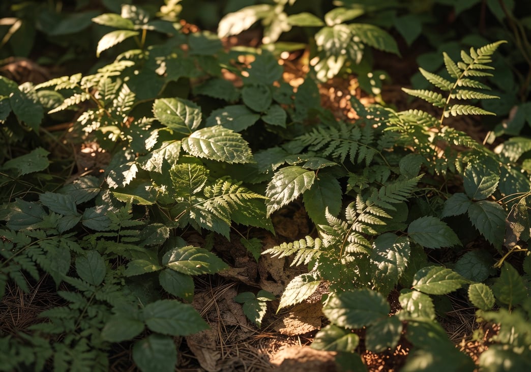LED燈照射室內盆栽的補光效果