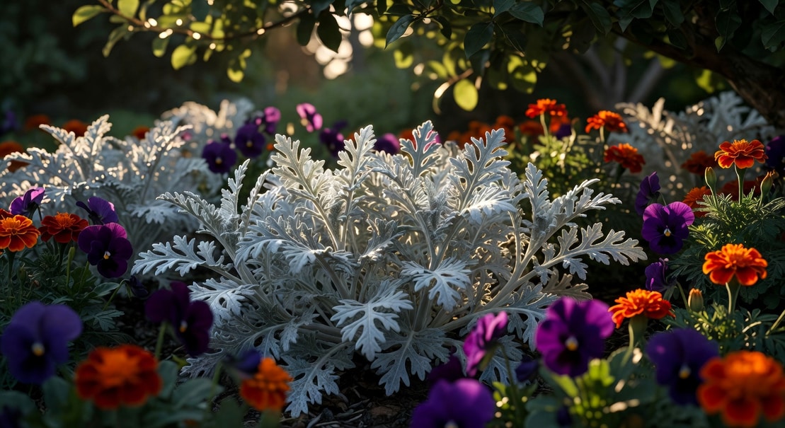 銀葉植物的灰藍詩篇:在綠色的世界裡,閃著另一種光