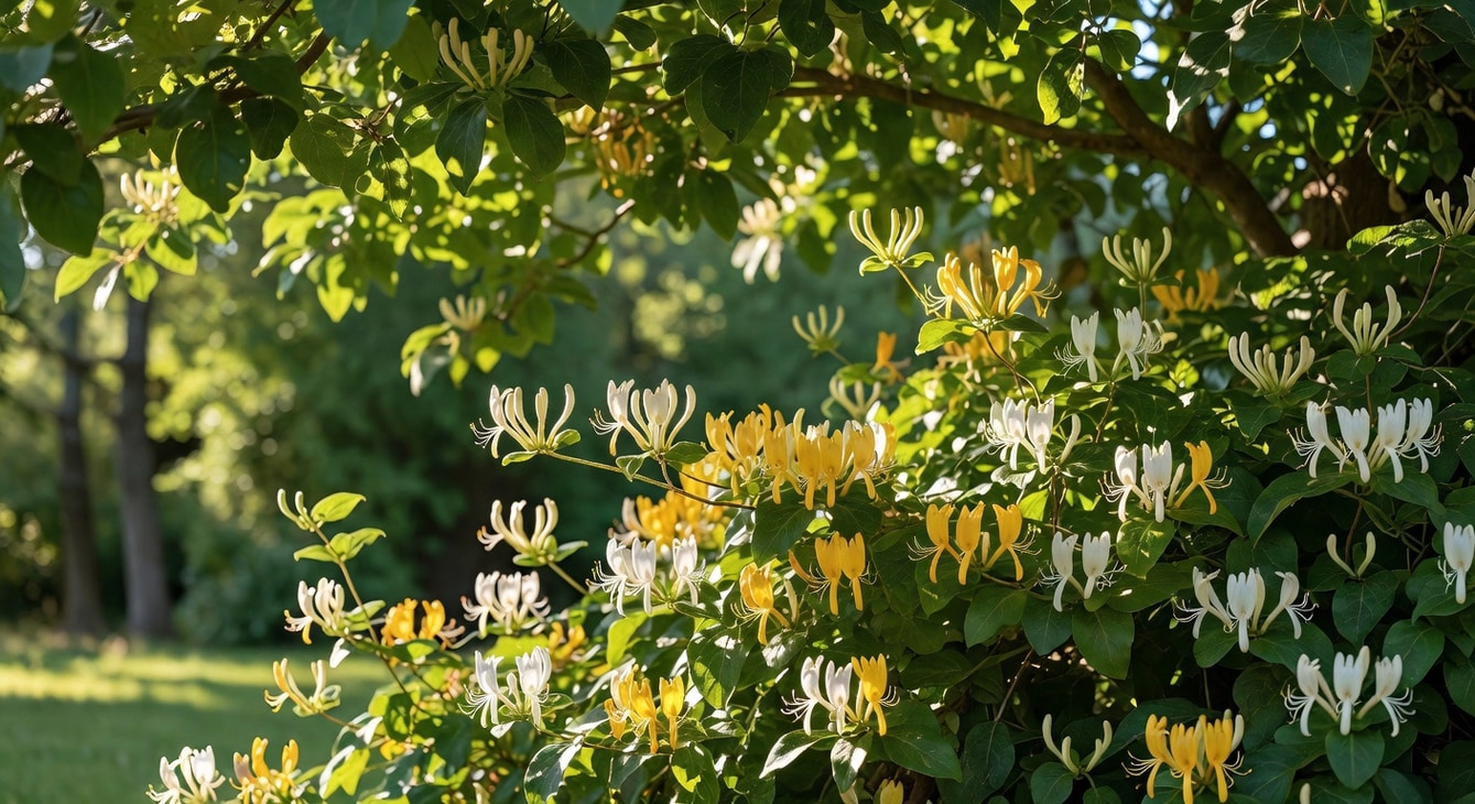 金銀花食用指南圖片,展示採摘、清洗與簡單烹飪技巧