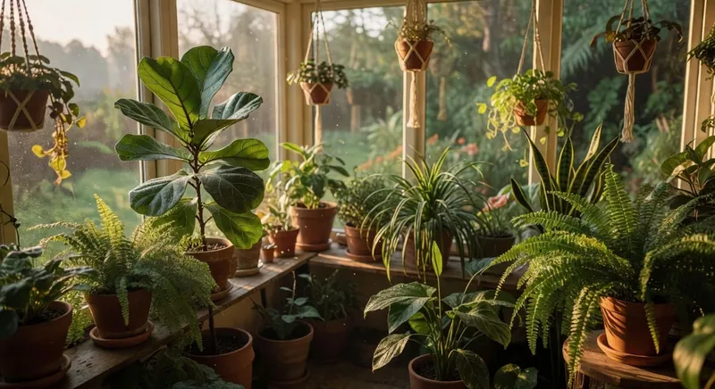 陽光房植物選擇：讓你的玻璃房變成綠色療癒系 - 圖片 2