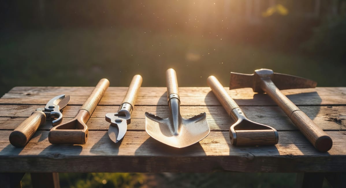 園藝工具的清潔、磨利與冬季收納