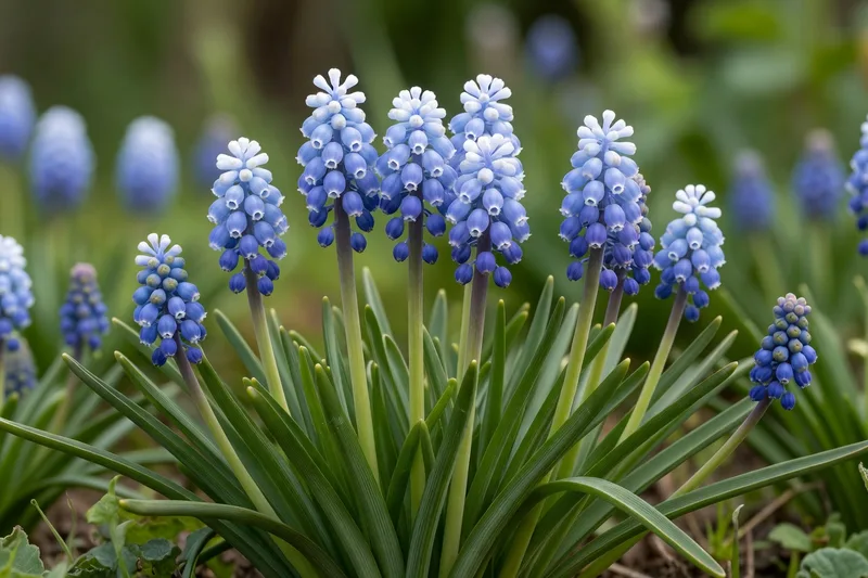 grape hyacinth 'Peppermint' 1